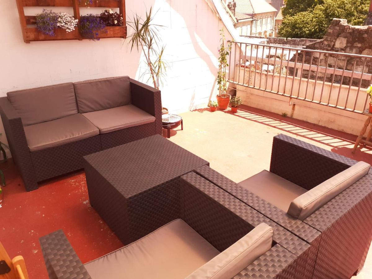 Sx6 Atico Con Terraza En Centro Historico Pontevedra Appartement Buitenkant foto